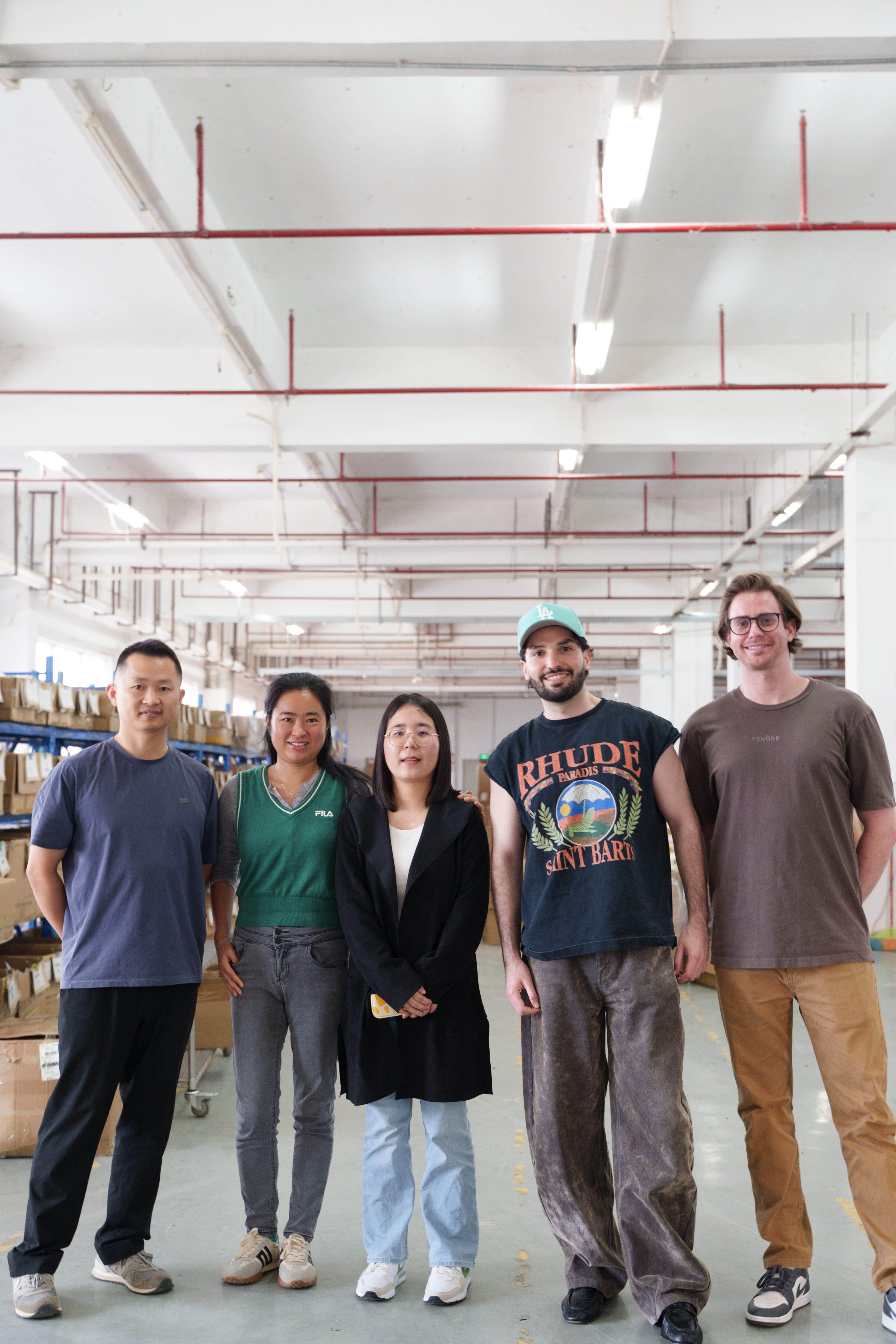 Brand owners visiting fulfillment center